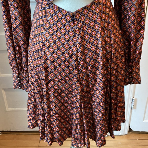 Free People It Takes Two Mini Dress in Night Combo, Size S - Picture 10 of 17